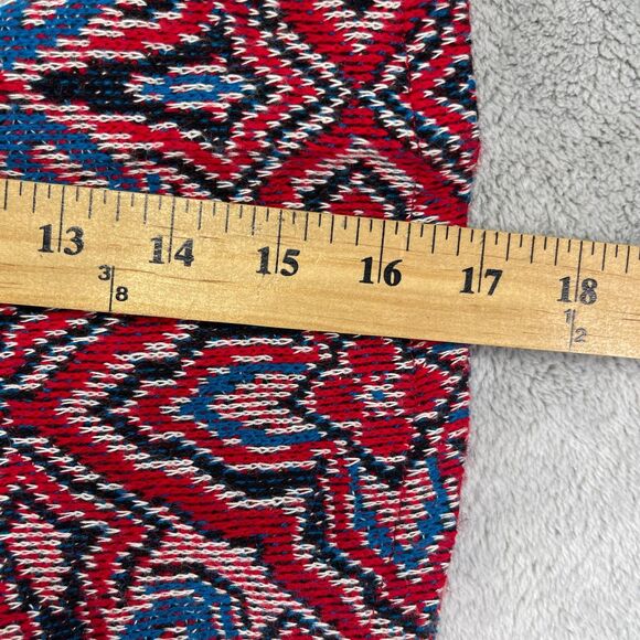 Maeve By Anthropologie Abito Barrie Sweater Dress Womens XS Petite Red Knit Wool - Picture 9 of 11